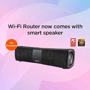 89K views · 451 reactions | Be the first to get ASUS Lyra Voice exclusively with M1 at a top-up of $15/mth with new sign-up/re-contract on any Fibre Plan! This all-in-one Wi-Fi mesh router comes with built-in Amazon Alexa and powerful stereo speakers. Get yours today at any M1 Shop. T&Cs apply, while stocks last. Find out more at https://bit.ly/2C8fzj1. | M1 | Facebook