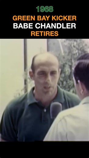 20K views · 324 reactions | Throwback to 1968 when great NFL kicker, Babe Chandler, of Tulsa OK announces retirement. Chandler played for Super Bowl Champion teams - New York Giants and Green Bay Packers | Tulsa Films | Facebook