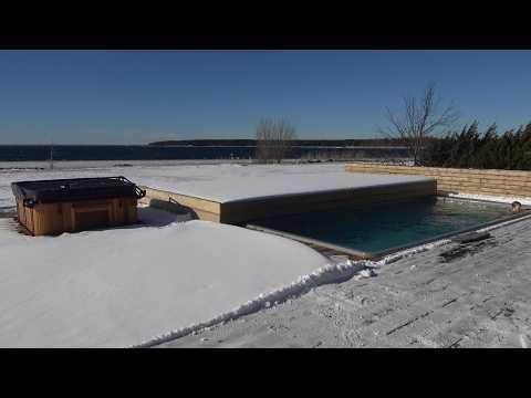 Sliding Pool Deck with Integrated Thermal Insulation Lid, ASG Robotics