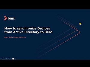 BMC Client Management: How to synchronize devices from Active directory