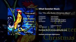 WHAT SWEETER MUSIC Lyrics - CAMBRIDGE SINGERS | eLyrics.net