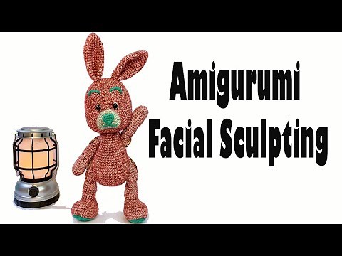 Easy Crochet For Beginner: Amigurumi Facial Sculpting - Shape Amigurumi Face - Amigurumi Tutorial