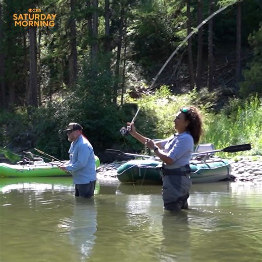 INTO THE WILD: Watch Michelle Miller take on fly fishing and discover the important role that hunters and anglers play in preserving some of the nation’s most scenic spaces. | CBS Mornings