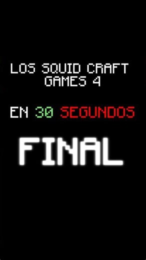 SQUID CRAFT GAMES 4 Summary in 30 Seconds FINAL