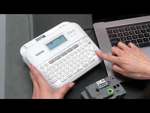 The P-touch PT-D410 Label Maker Designed for More Efficient Home and Office Organization
