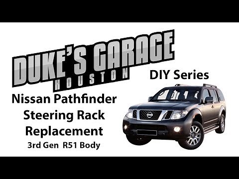 Nissan Pathfinder Steering Rack DIY. Detailed!