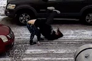 Ohio man body-slams woman during shocking road rage incident