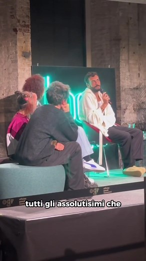 16K views · 473 reactions | Dalle Instagram stories di @scuolaholden Alle #OGRTorino per OGR Talks la presentazione “Materia, le parole”, raccolta di racconti scritti da studenti e studentesse della @scuolaholden ispirati ai brani di Marco Mengoni. Sul palco di Binario 3 Marco in dialogo con Martino Gozzi, AD di Scuola Holden, e Lorenza Ghinelli, insegnante e scrittrice. (Torino, 12.02.2024) #materiaparole #marcomengoni | The Crazy World of Marco Mengoni | Facebook