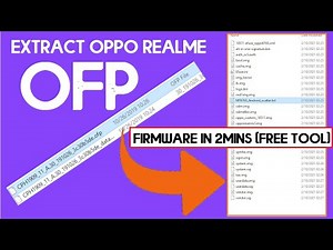 Free Tool || Oppo QLM, MTK OFP File Extract Without Any Box 100% working