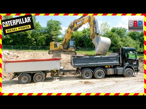CAT 336 VA & Mercedes Trucks, 2025. Teil 14 #caterpillarexcavator