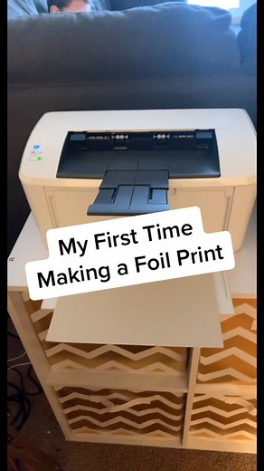 Foil Print Illustration Tutorial with HP LaserJet Printer