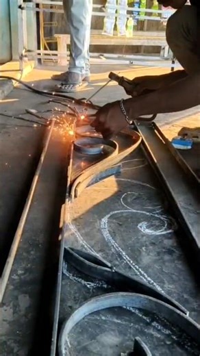 Perfect Scroll Metal Design Making – Welding Art Work 🔥