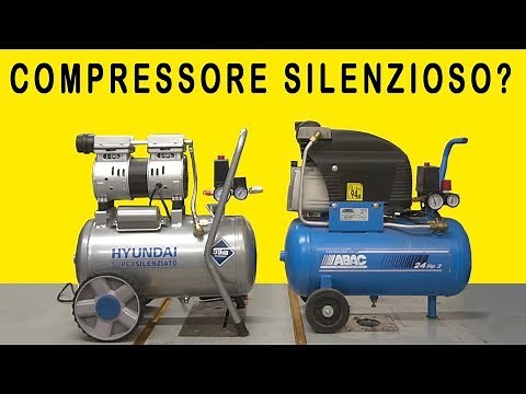 Compressore silenzioso o tradizionale - prova Hyundai supersilenziato e Abac 24LT