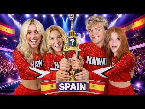 NEW CHEER TEAM iN A DiFFERENT COUNTRY 🇪🇸🏆