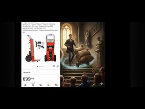 Stair climber test, material - does it fly up the stairs by itself?