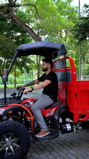 Amazon Motors | O Novo Quadriciclo de carga basculante compacto da Amazon Motors tem caçamba profunda, rodas de liga leve 12”, pneus sem câmara e... | Instagram