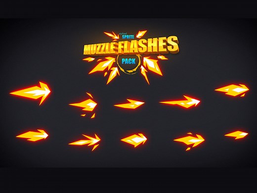 Sprite muzzle flashes ★★★★★