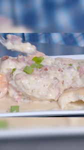 Food Network on Instagram: "Find out how chef and “dough daddy” of @fancybiscuitrva serves up these beautiful biscuits smothered in shrimp and grits 🤤🤤👏 Watch #DDD with @guyfieri Fridays at 9|8c and @StreamOnMax! #StreamOnMax"