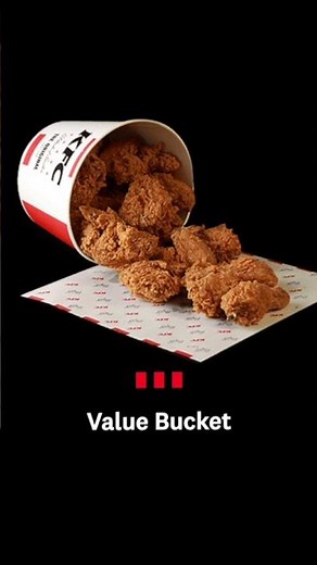 KFC sharing Buckets l KFC Chicken l KFC Wings Bucket l KFC Menu l KFC Deals l #shorts