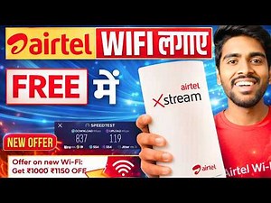 📶Airtel AirFiber Kaise Lagwaye | Airtel AirFiber Installation | Airtel Airfiber Plans,Review & Price