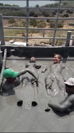volcano mud bath 🌋😧😳 #trending #trendingshorts #viral #viralvideos #viralshort #factwide #shorts