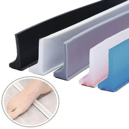 Silicone Shower Barrier Bathroom Water Stopper Water Barrier Retaining Strip Dry And Wet Separation Door Sealing Strip - Walmart.ca