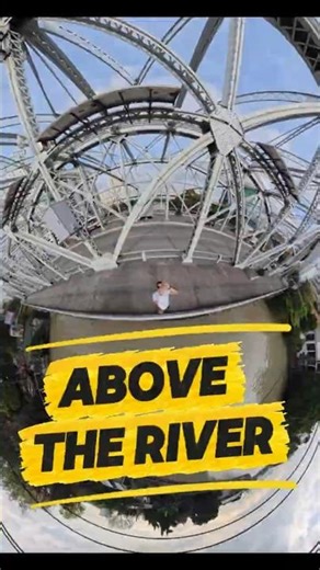 POV Ayala Bridge Manila Insta360 X5 4K Walk Pasig River View