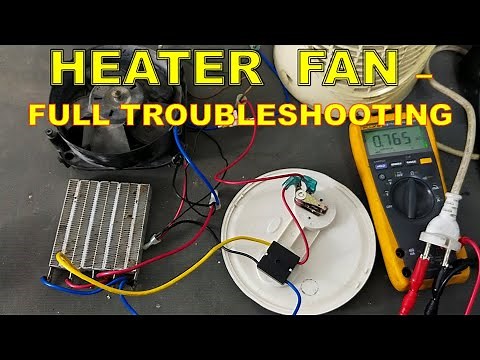 {686} Room Heater Fan Repair || Complete Troubleshooting Tutorial