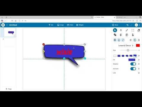 Wixie: Tutorial 05, Part 01