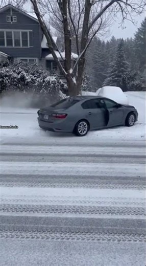 High-Speed Chase Ends in Crash on Icy Residential Hill 🚓