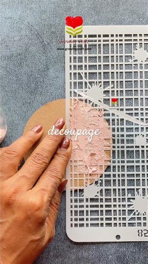 How to add texture to coasters - DIY Modelling paste #decoupage #tutorial #diycrafts #chalkpainting