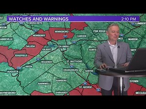 New tornado watch issued in South Carolina due to storms