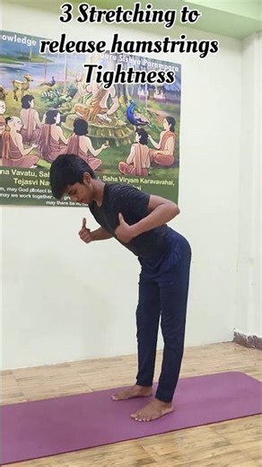 3 Simple Stretching Steps to Release Hamstring Tightness | Padahastasana Yoga Flow