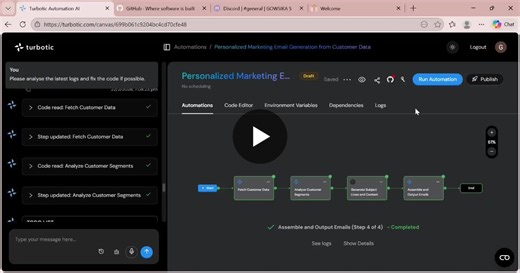 #turbohaq26 #hackathonproject #ai #emailmarketing #reactjs #python #sql #studentdeveloper #learningbybuilding | Gowsika S