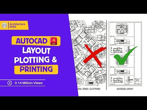 AutoCAD Layout Explained: Print Drawings in Multiple Scales | Plot & Printer Settings