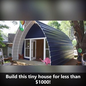 23M views · 106K reactions | A tiny house for less than $1000! | Tips & Crafts | Facebook