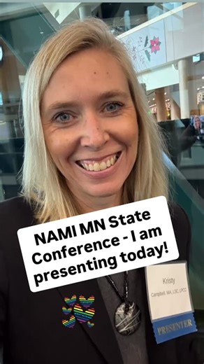 What an incredible day presenting at the NAMI Minnesota State Conference as part of the Affirming LGBTQ Care panel 🌈✨ I’m so grateful to share space with passionate professionals dedicated to making mental health care safer, more inclusive, and affirming for all identities. These conversations matter—and so does every person who deserves to feel fully seen and supported in therapy. 💜 #LGBTQAffirmingTherapy #NAMIMinnesota #MN Therapist #AffirmingCare #LGBTQTherapist #MentalHealthMatters #Therap