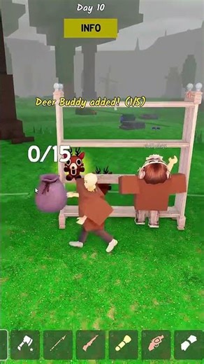 Building the Toy Shelf in 99 Nights in the Forest! #gaming #roblox #99nights #bonus #buff #dlc