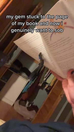 it’s tearing the words out of the cutest book i know