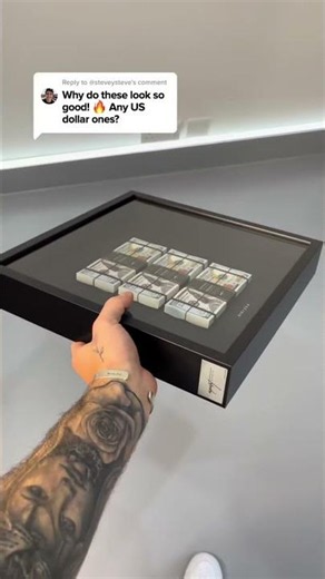 Premium Money Roll Frame | Luxury Wall Decor by FRAMO