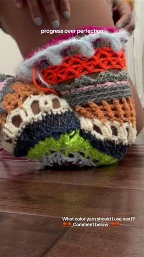 Crochet Scraps: Mandala Leggings Update - Progresss over perfection#crochetscraps #crochetmandala