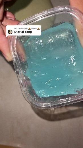 Cara Membuat Water Slime Tanpa Clay - Tutorial Bikin Slime Air