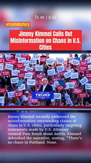 929K views · 42K reactions | Jimmy Kimmel Calls Out Misinformation on...