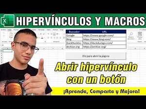 Program a button to open hyperlinks in Excel
