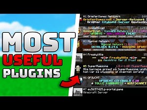 The MOST USEFUL minecraft server plugins YOU should use now!