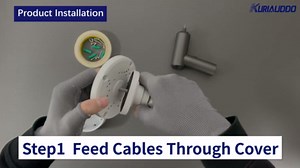 Universal Bullet Security Camera Junction Box, Metal Mount Bracket Base for IP & CCTV Surveillance Cameras