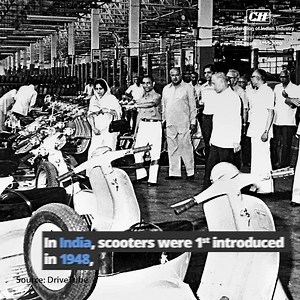 75K views · 54 reactions | From an affordable means of #transport to an #iconic one, let's trace the interesting #history and development of the scooter over the years. #Scooters #vehicle #twowheeler Ministry of Road Transport and Highways, Government of India Transforming India | Confederation of Indian Industry | Facebook