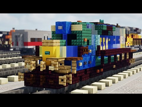 Minecraft CSX SD40-2 1:1 Train Tutorial