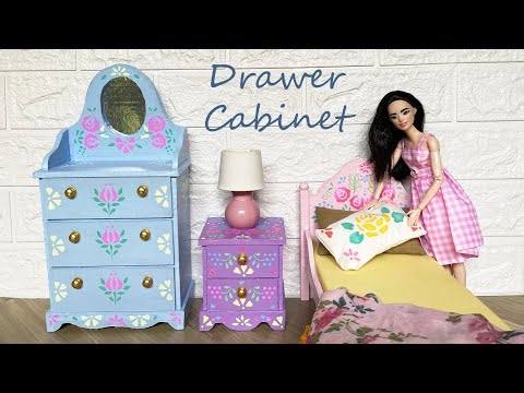 DIY Barbie Drawer Cabinet