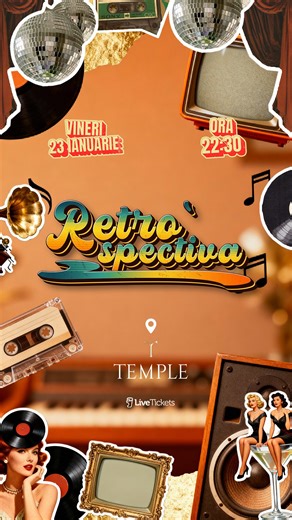 RETROSPECTIVA 🔙 on Instagram: "📱 Ți-ai amintit vreodată cum era să cauți melodii pe Winamp și să-ți faci propriile „playliste de suflet”? 📍 Temple Club, Brașov 📆 Vineri, 23 Ianuarie 💿 Dăm un rewind la anii 2000 – vremea când se descărca muzică pe CD-uri, messenger-ul avea statusuri criptice și fiecare petrecere începea cu un hit pe care îl știa toată lumea. 🔹 Cele mai tari piese care ne-au ținut lipiți de boxe 🔹 Atmosferă 100% 2000s – retro disco, lumină colorată și energie pură 🔹 Dress